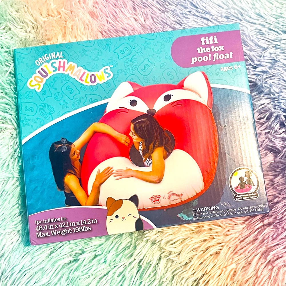 Squishmallows “Fifi the Fox” Pool Float
